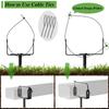 2pcs Adjustable Size Downspout Support Brackets Heavy Type Carbon Steel Rust Proof Finish Simple Setup