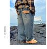 Autumn 2025 Fairy Tale Korean Style Soft Denim Gradient Wash Boys' Jeans - Comfortable, Versatile Long Pants
