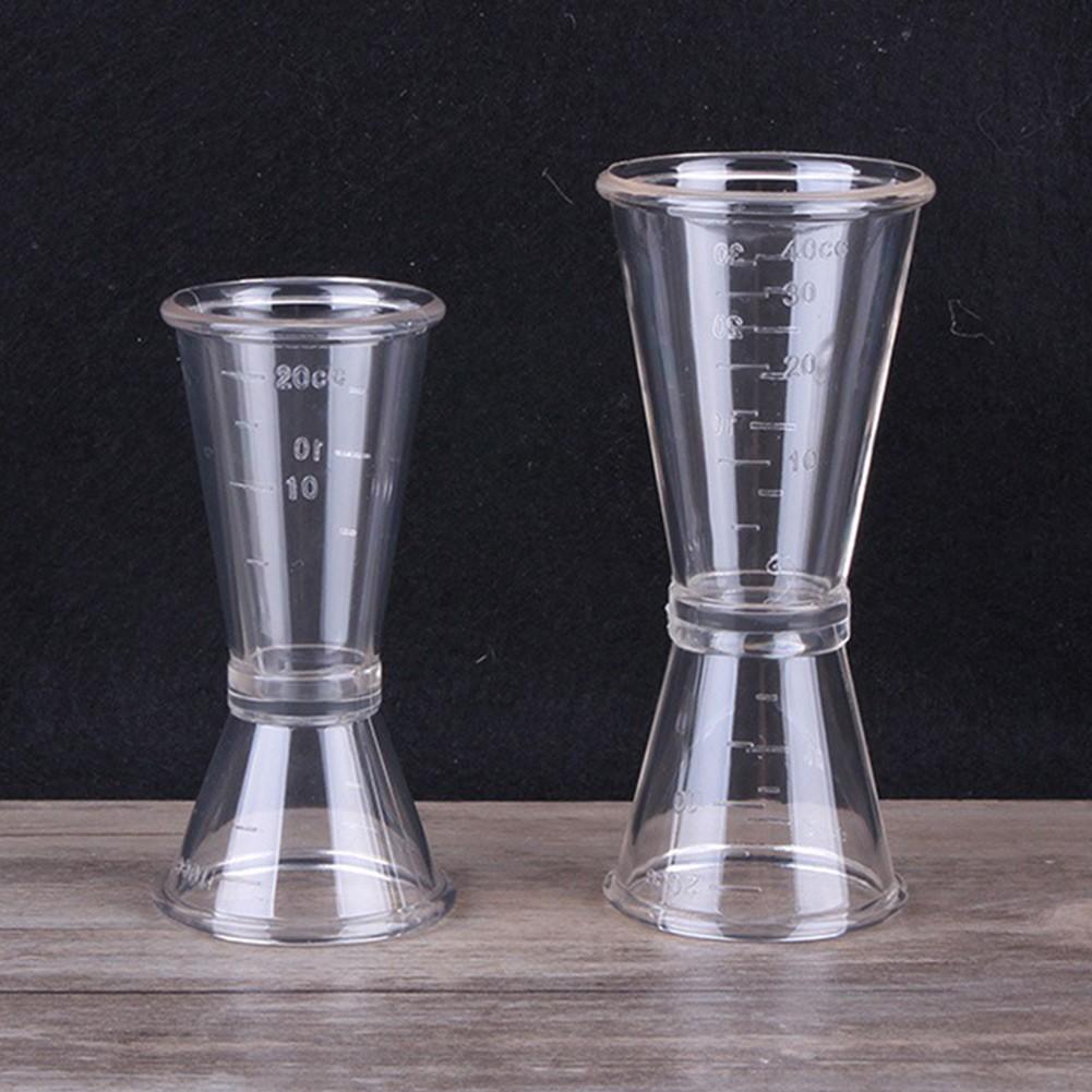 Deep Well Measuring Cup Double Measure Transparent