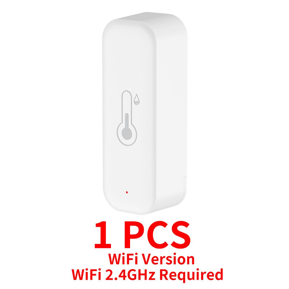 Tuya WiFi Zigbee 3.0 Temperature Humidity Sensor RightSitu APP Remote Control Work with Yandex SmartLife Alexa WiFi Version