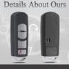 Key Fob Shell Case Replacement Fits For Mazda 3 6 Miata MX-5 CX-5 CX-9 2014 2015 2016 2017 2018  Keyless Entry Remote Control 4 Button Pad Key Fob