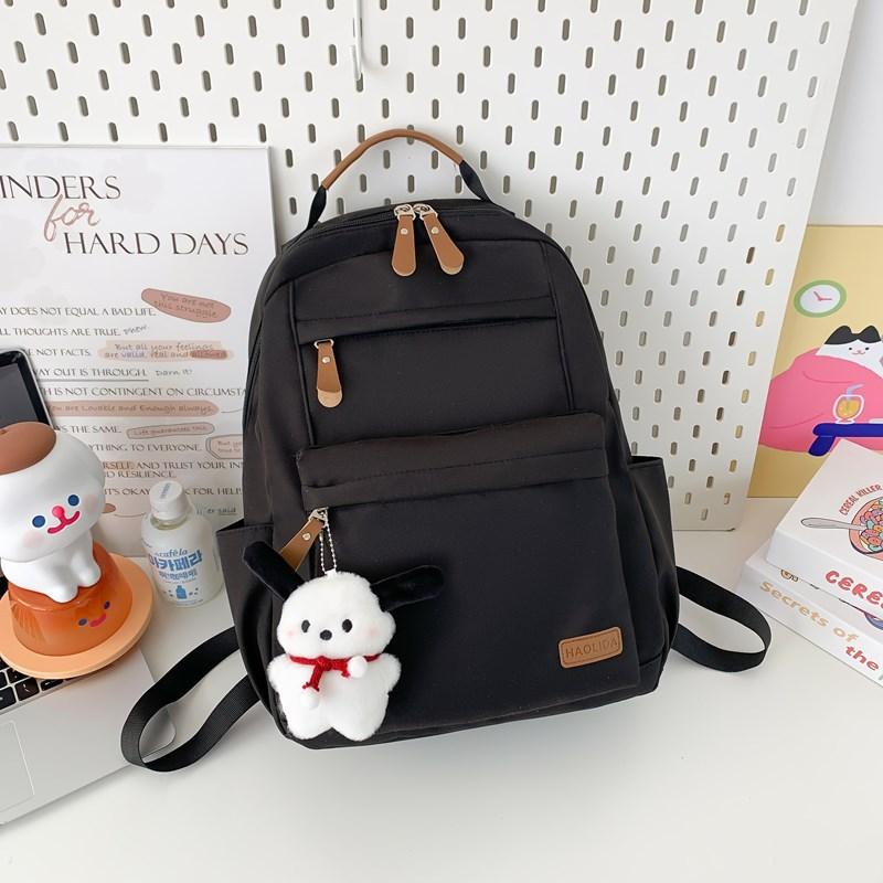 Casual Joker Backpack Retro Fashion Commuter College Student Travel Backpack Girl Student Bag Large Capacity