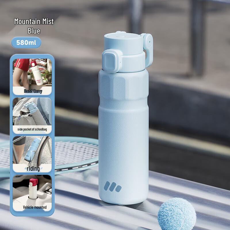 Wushengwu Rhythm Insulated Straw Sport Bottle