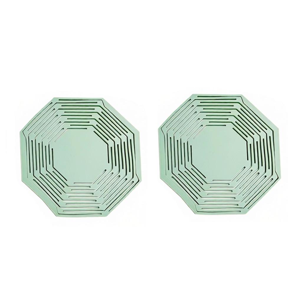 2PCS Heat-resistant Multi-functional Silicone Dish Pad Hexagonal Water Bottle Carrier Bag  Party
