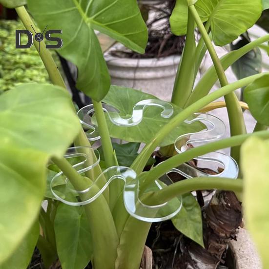 Monstera Plant Support Holder Reusable Flower Shape Plant Grapple Stem Holder Monstera Plant Retaining Support for Indoor Outdoor Plants