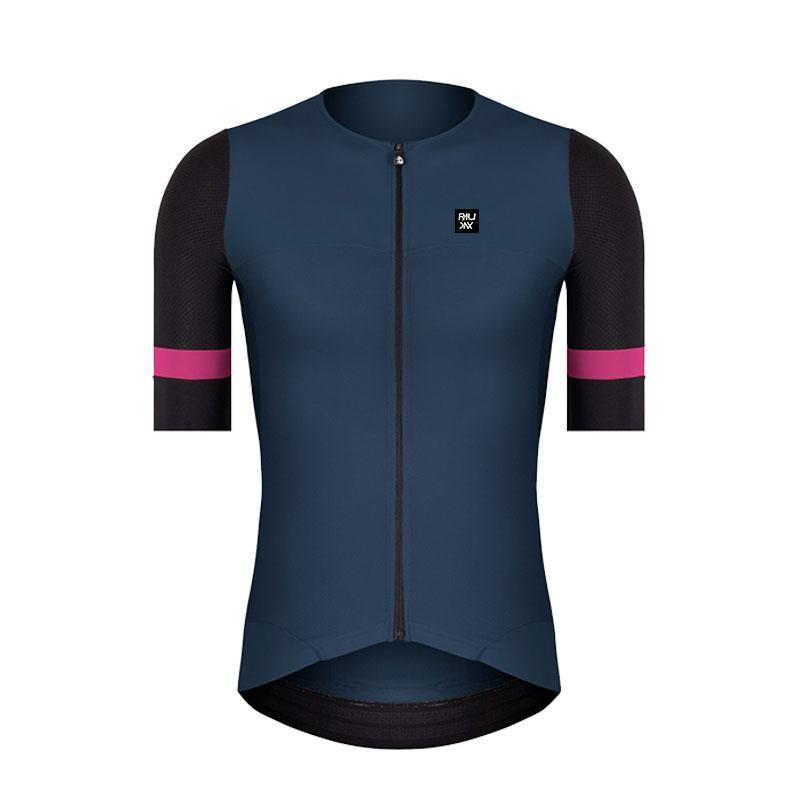 Summer PRO AERO Elastic Sleeve Cycling Clothing Man Red Senior Breathable Cycling Jersey Set Mountain Bicycle Road Riding Jersey