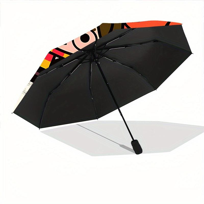 1pc Harry Potter Automatic Umbrella 8-Bone Design Compact Gear for Outdoor Travel, Perfect Helloween Chrismas Gift for Friends or Family yy250829163