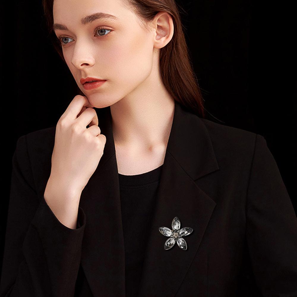 Senior-Broschen, Blumen-Blatt-Brosche, Anstecknadeln für Damen, Anzug-Anhänger, modische Broschen, Schmuck