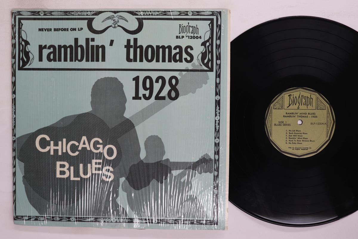 

LP Record RAMBLIN THOMAS 1928 Chicago Blues BLP12004 BIOGRAPH 1968 US Blues Used