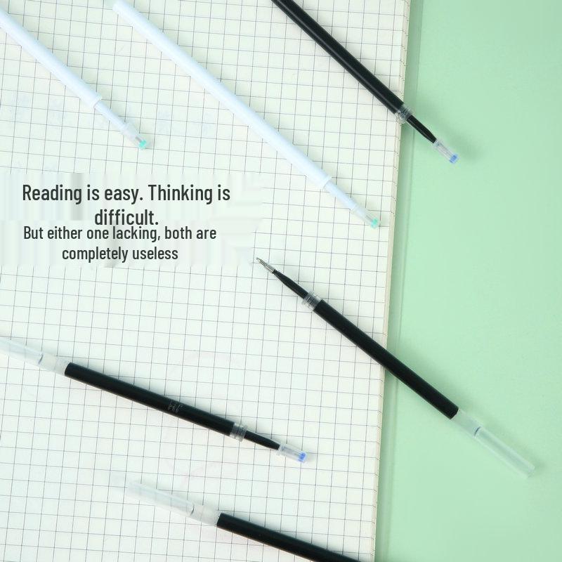 Rezerve Stilou Neutru Negru 0,5 mm În Stoc pentru Utilizare la Birou și de către Studenți