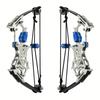 5.5inch Mini Archery Bow Set Left and Right Universal Mini Bow Metal Material Outdoor Shooting Practice Archery Entertainment Fun