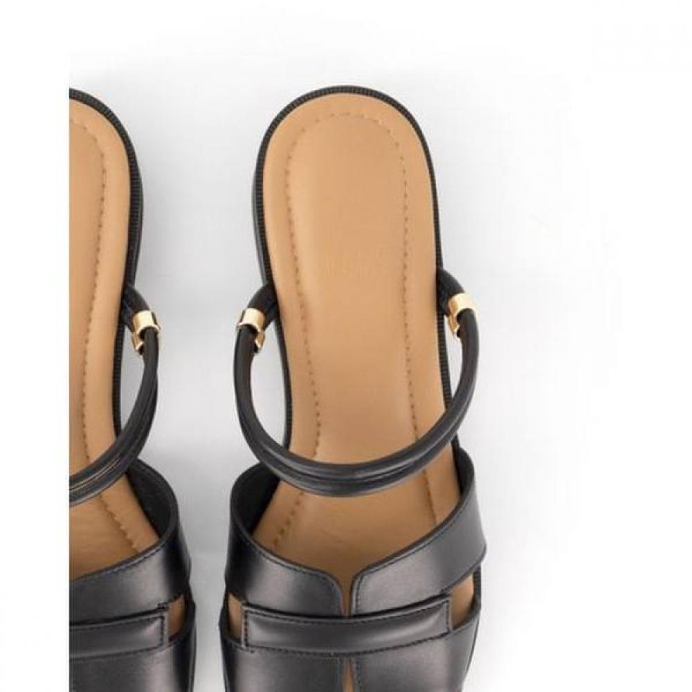 Daks Women Shoes 3.5cm Two Way Semi Casual Sandals Dld302 Black