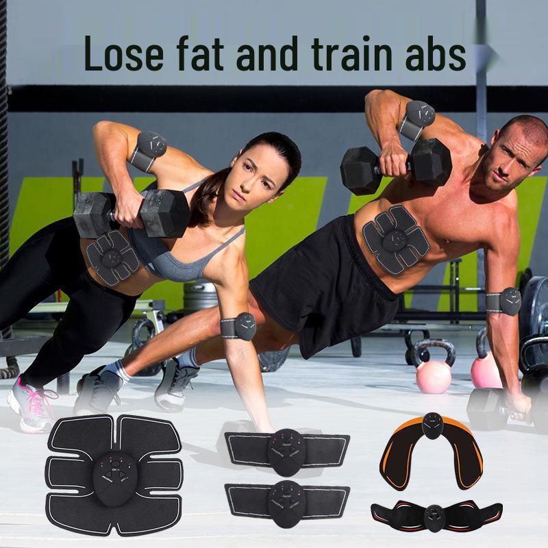 EMS Smart Abdominal Muscle Trainer: Unisex Home Fitness Equipment for Lazy People - Slimming and Toning Stomach.