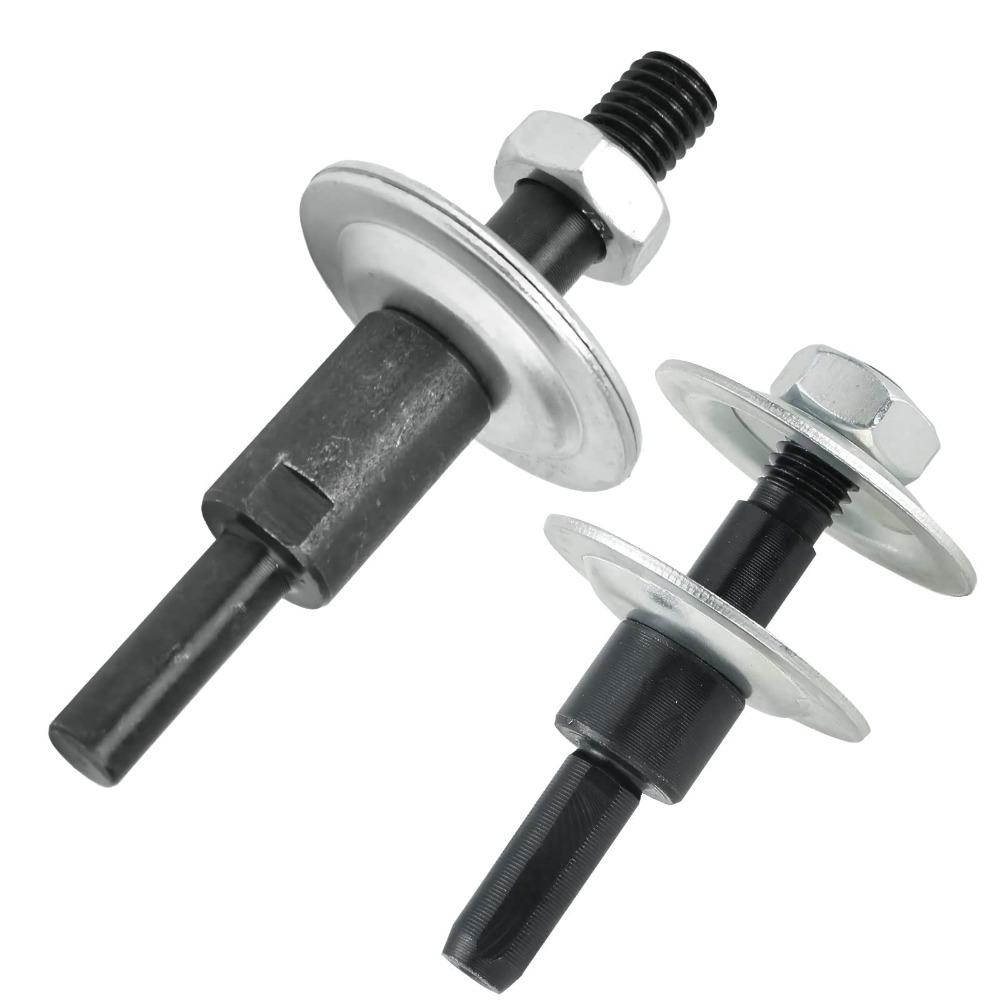 

2 шт., 8 мм, адаптер оправки вала, круглый хвостовик, адаптер вала с резьбой, режущий диск, полировальное колесо