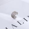 Punk Style Rhinestone Ring Korean Style Ring Opening Adjustable Ring Female Finger Ring