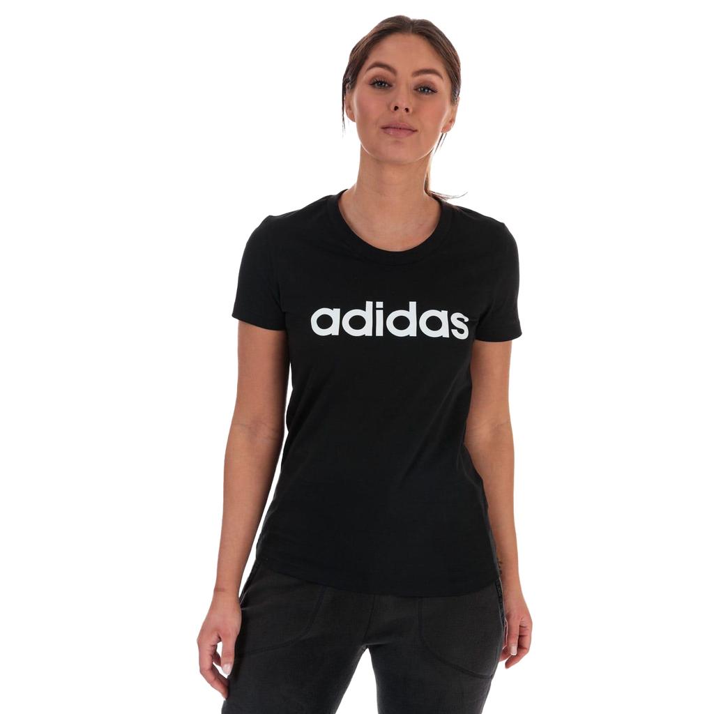 Adidas Womens/Ladies Essentials Linear Slim T-Shirt