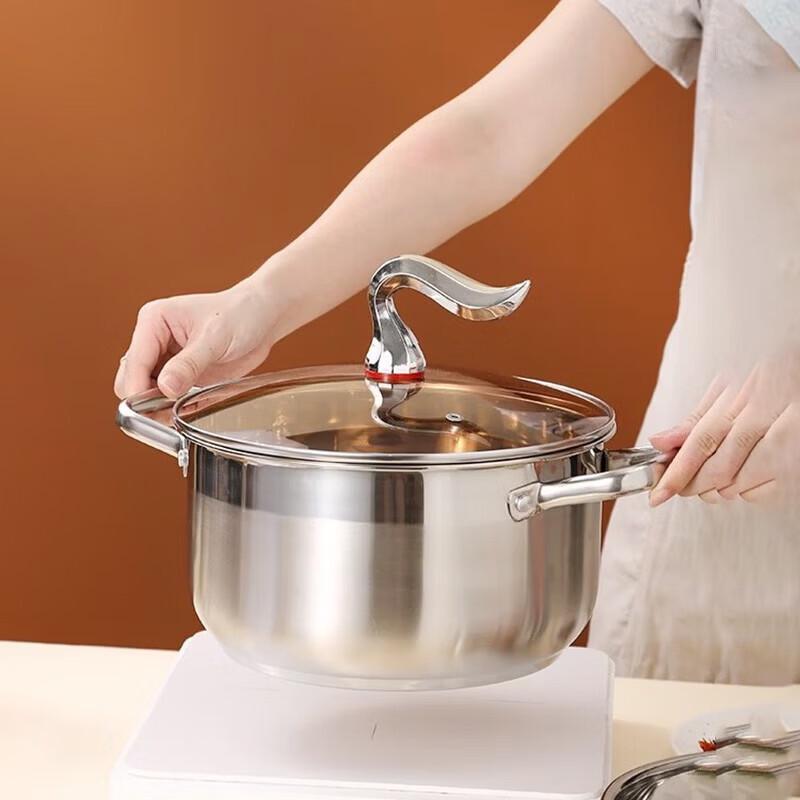 26CM Home Stainless Steel Soup & Stew Pot