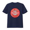 T-shirt da Surf Mr Zogs Sexwax da Uomo Taglia Media Nera 100% Cotone Quick 5X Hard Calda a Leggermente Calda Design Tropic Humps vintage