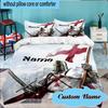 Custom Name Knightly Valor Chivalry Bedding Set 3pcs, Bedding Set Including 1pc Duvet Cover And 2pcs Pillowcases for Bedroom, Dormitory Gift