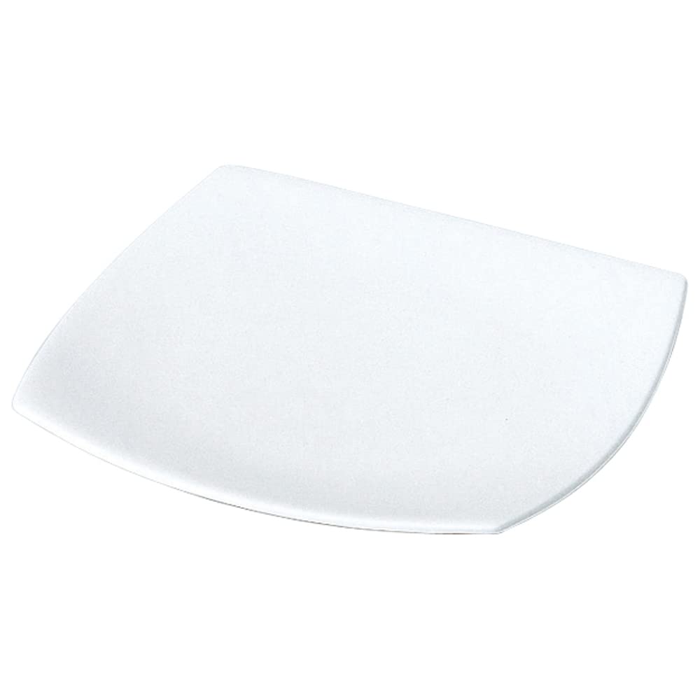 NARUMI Styles Plate, 24cm Diagonal, White, Simple and Stylish Square Lunch Plate, Single Plate, Microwaveable, Dishwasher Safe, 50481-5183