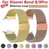 9pro Strap for Xiaomi Mi Band 9 Pro/Mi Band 8 Pro Bracelet Milanese Loop Band Belt Correa for Redmi Watch 4 Strap Accessories