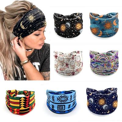 Vintage Knot Turban Boho Printed Headscarf New Hair Accessories  Girls