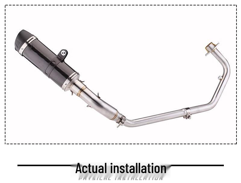 CBR150R Carbon Fiber Tail & Front Section Exhaust Mod (2010-2020)