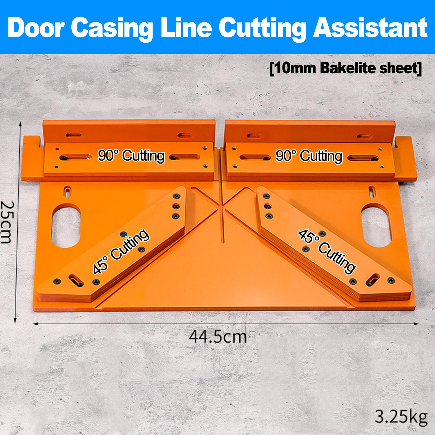 

Wooden Door Frame Miter Cutting Tool 45/90 Degree Tool,High precision, Hard and Durable Door Frame Wire Cutting Mold