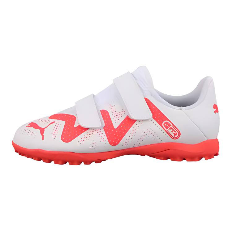 

New PUMA Low top Kids Soccer Shoes White Red Kids 10739401 37.5