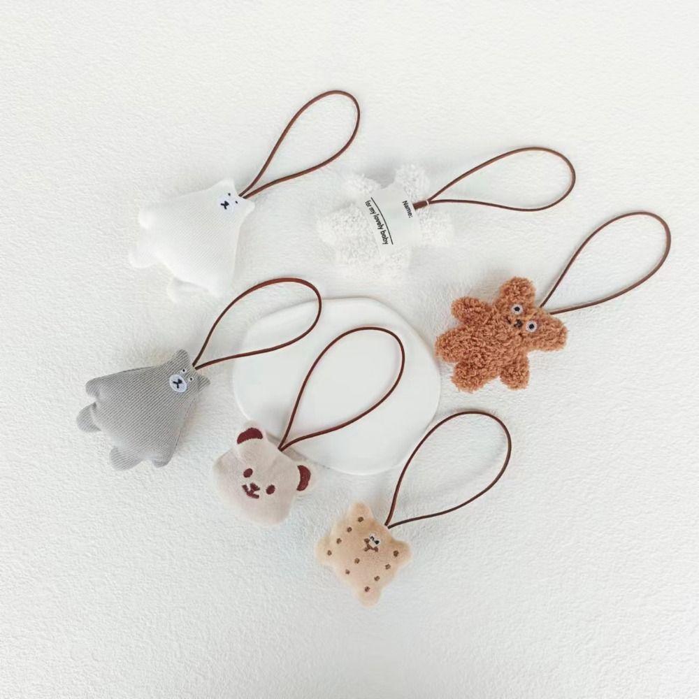 Cloth Bear Bag Pendant Cookie Animal Lanyard Casual Cue Backpack Decoration Decorations