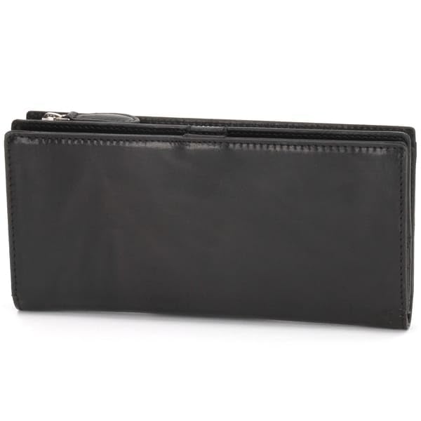 

Wallet Cow Leather ZIP Long Wallet Black [Otias] L-shaped (BK)
