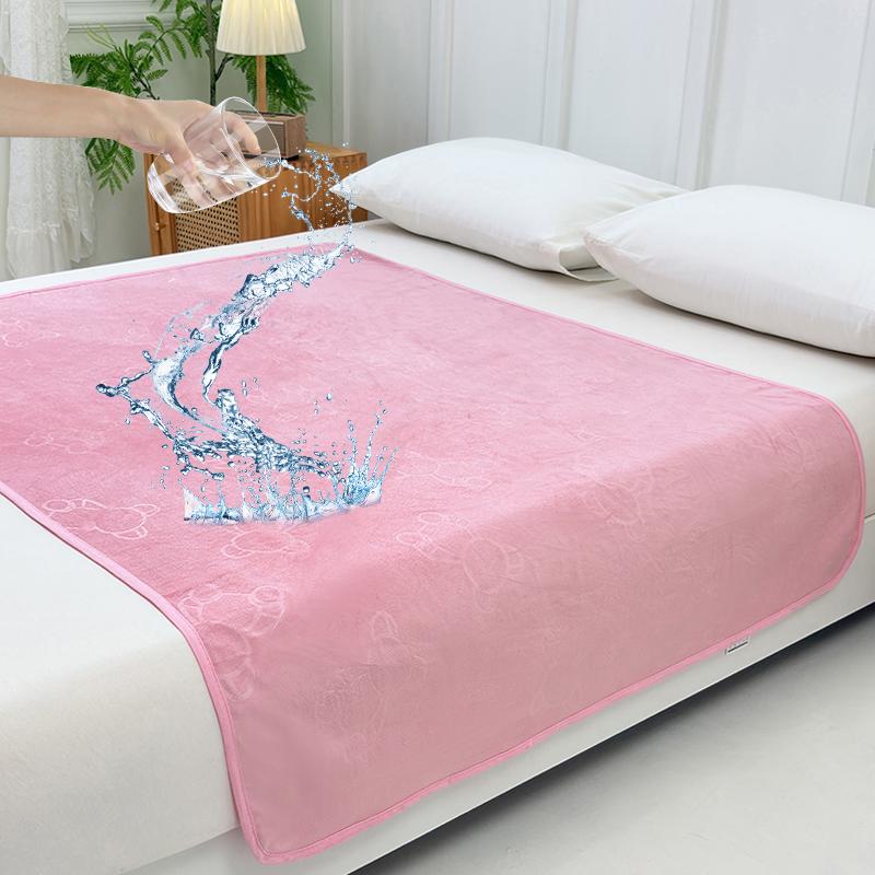 Waterproof Pad Bed Sheet for Elderly Paralyzed Patient Antibacterial Washable Breathable Small and Large Size Non-slip