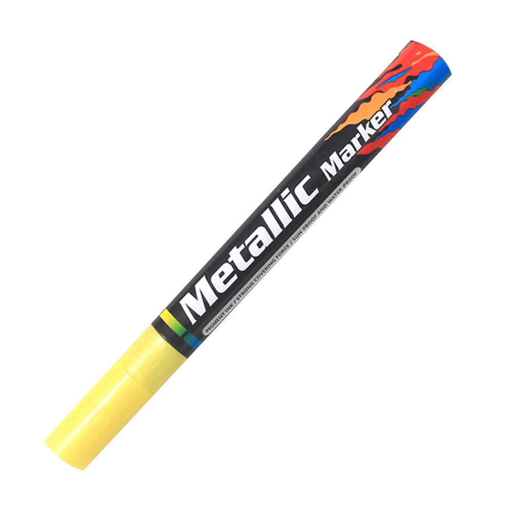 

Маркер для краски для автомобильных шин, ручка для ремонта царапин, авторучка для подкраски, средство для удаления резинового наполнителя протектора шин, средство для устранения царапин жёлтый