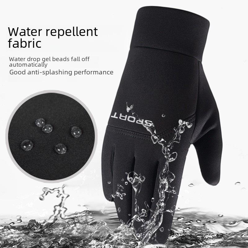 Mănuși calde de iarnă pentru bărbați pentru alergare în aer liber, alpinism, ciclism, antrenament de fotbal și protecție împotriva frigului.