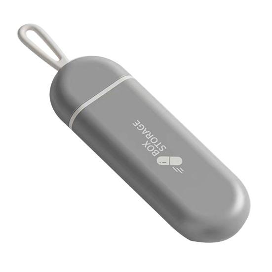 Bærbar Pilleoppbevaringsboks 3 Rom Design Vanntett Kompakt Størrelse Utendørs Reise Fritt Kombinert Pilleorganisator Tablett Oppbevaringsetui