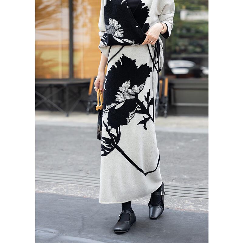 

Mocana Women s Retro Wool Long Skirt M