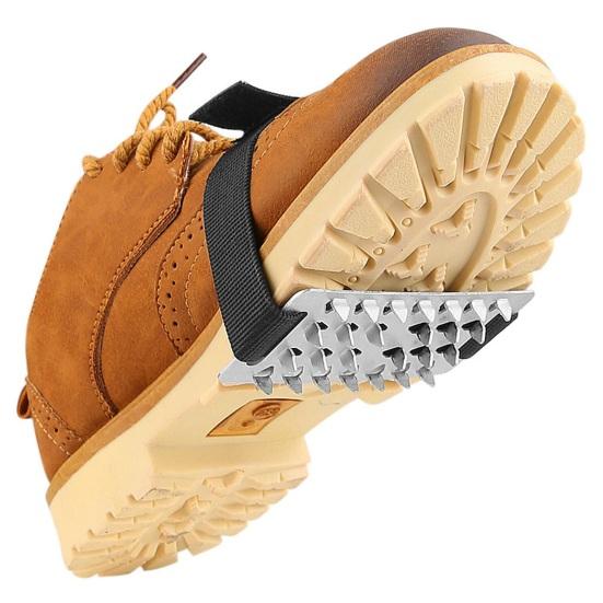 1 Pair 26-Tooth Ice Claws Crampons Non-Slip Stainless Steel Shoe Covers for Outdoor Climbing Snow Activities