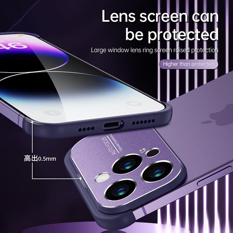 Coque pare-chocs de Protection d'angle pour iPhone 14 Pro Max, étui antichoc pour iPhone 14 Plus, couverture complète de l'appareil photo en métal