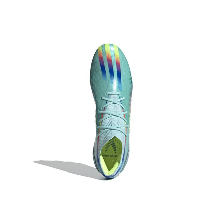 Adidas X Speedportal.1 AG Al Rihla Pack - Clear Aqua Men Sneakers Blue Solar-Red Power-Blue GW8424