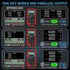 Dual Channel Power Supplies KUAIQU 30V 5A 4 in 1 Indep series parallel OCP & OVP Data storage Panel lock, output switch, encoder knob SPPS305-2KD