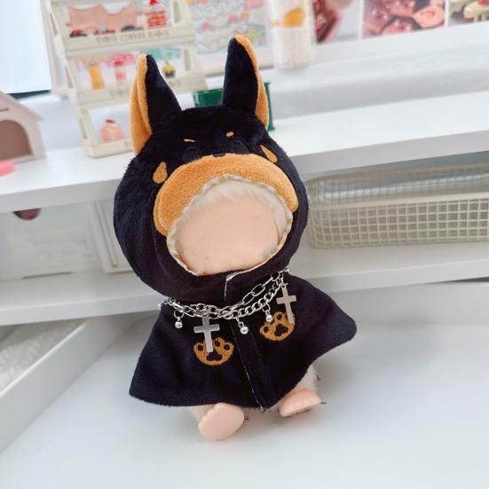 Doll Clothes Set Handmade Maid Shawl Cloak for 17cm La Bubu Dolls