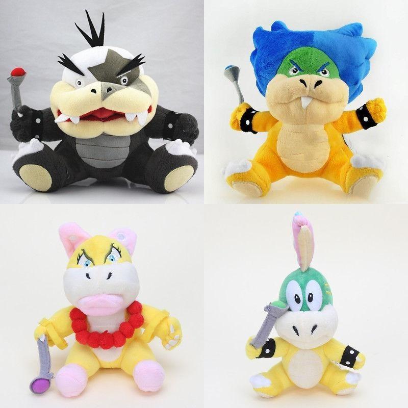 Adorabili Koopalings Super Mario Bros 7" Peluche Koopa Regalo Ideale per Bambini Venditore USA