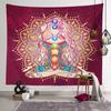 Yoga Mandala Tapestry Background Cloth Hanging Cloth Bedroom Bedside Decorative Wall Cloth Rental Dormitory Tapestry