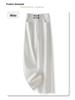 Women's High Waist Slimming White Denim Pants - New 2025 Spring/Autumn Straight Leg Trousers