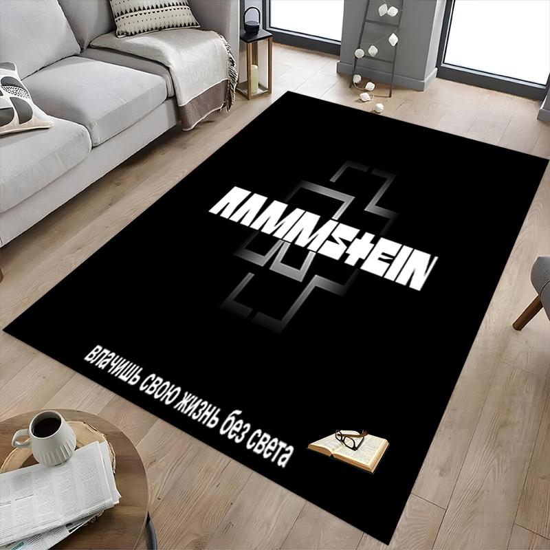 1pc Rammstein Mutter Cover Artwork Carpet for Playroom Bedroom Living Room Sofa Home Decor,kids Game Area Rug Non-slip Floor Mat Y7304