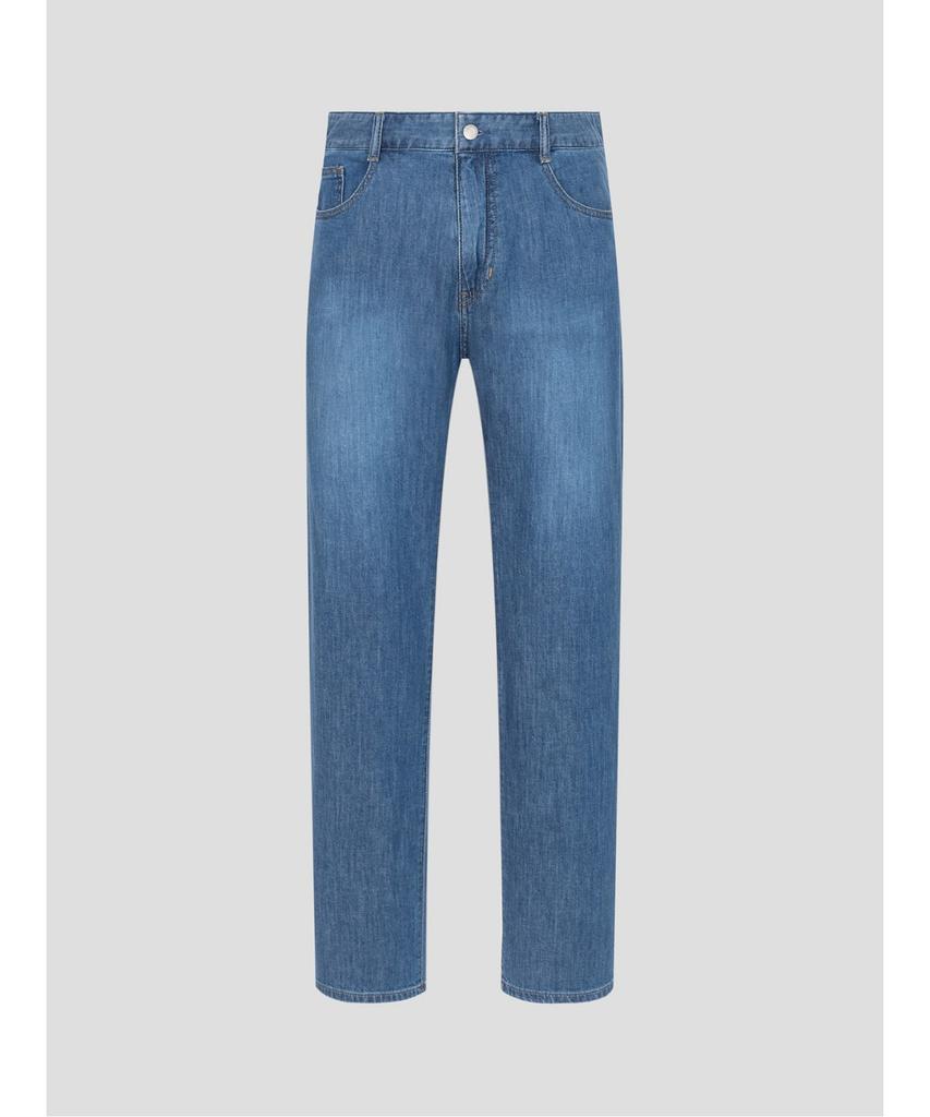 Binpolmen Summer Standard Fit Denim Pants Sky Blue