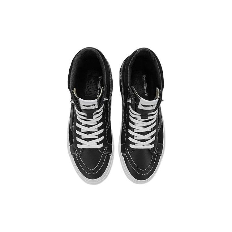 Mastermind World x Vans Sk8-Hi Reissue VLT LX Punkkultur Unisex-Sneaker Schwarz VN0A4BVHBLK