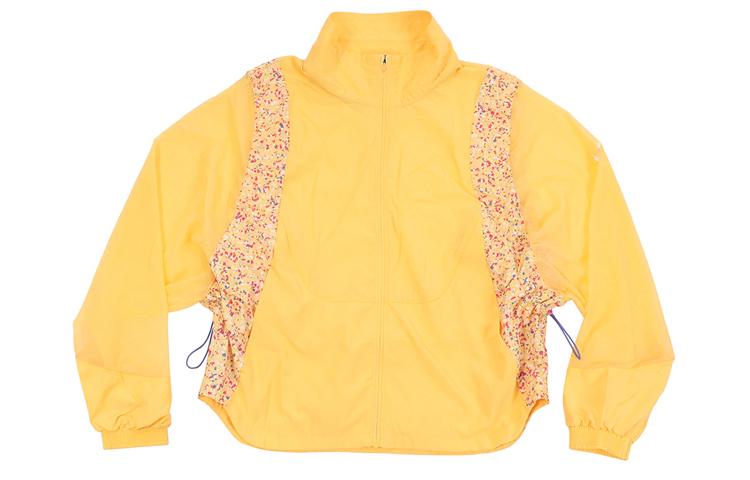 Nike Jackets Women s Yellow Stand Collar Moderate CJ2434-795 XS