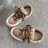 Fashion Retro Hong Kong style board shoes for women spring and summer 2025 new versatile shoes thick soled versatile white shoes