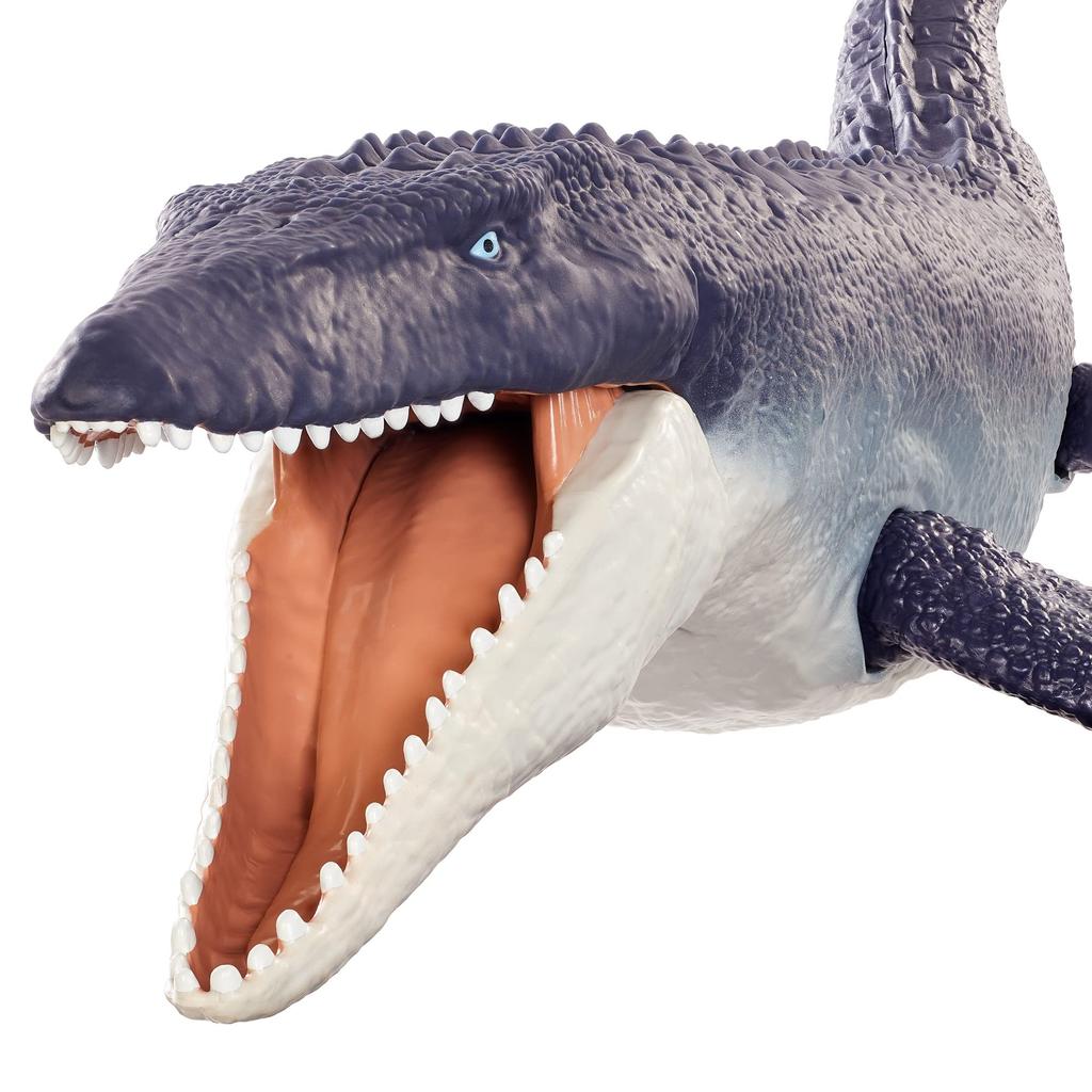 Mattel Jurassic World (JURASSIC WORLD) Conqueror of the Sea Mosasaurus [Total Length: Approx. 75cm] [Ages 4 and Up] HNJ56 Navy Large